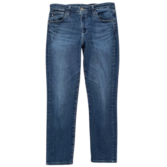 Ag Adriano Goldschmied Denim - AG The Prima Dark Wash Ankle Denim Jeans in size 29